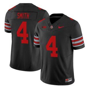 Jeremiah Smith Stitched Jersey Black Heritage Stripe Vapo For Mens Youths Select